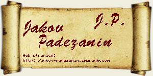 Jakov Padežanin vizit kartica